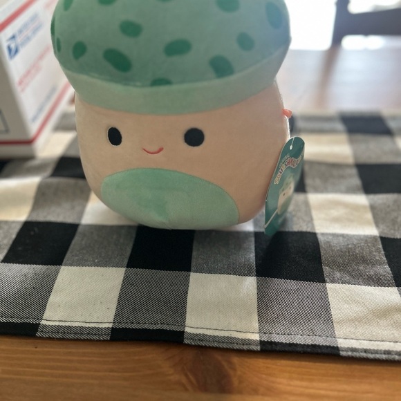 NWT Squishmallows 7" Plush Sydney the Mushroom Soft Plush Toy Animal Green - Picture 2 of 10